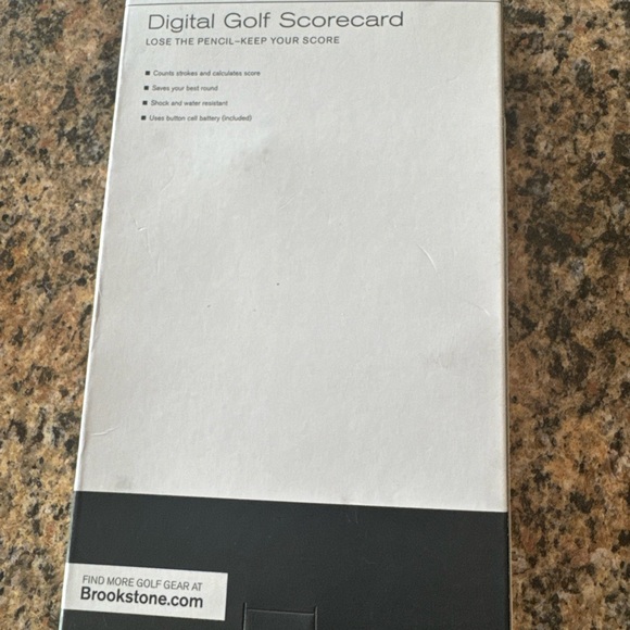 NEW Brookstone Digital Golf Scorecard (O54) - Picture 4 of 6
